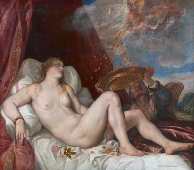 Danaë by Tiziano Vecelli